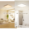 Smart Tuya WiFi-Controlled CCT Ultra-Thin Square Panel LED Ceiling Lamp - 36W, 300MM, Daylight White - Suitable for Kitchen, Stairwell, and Bedroom